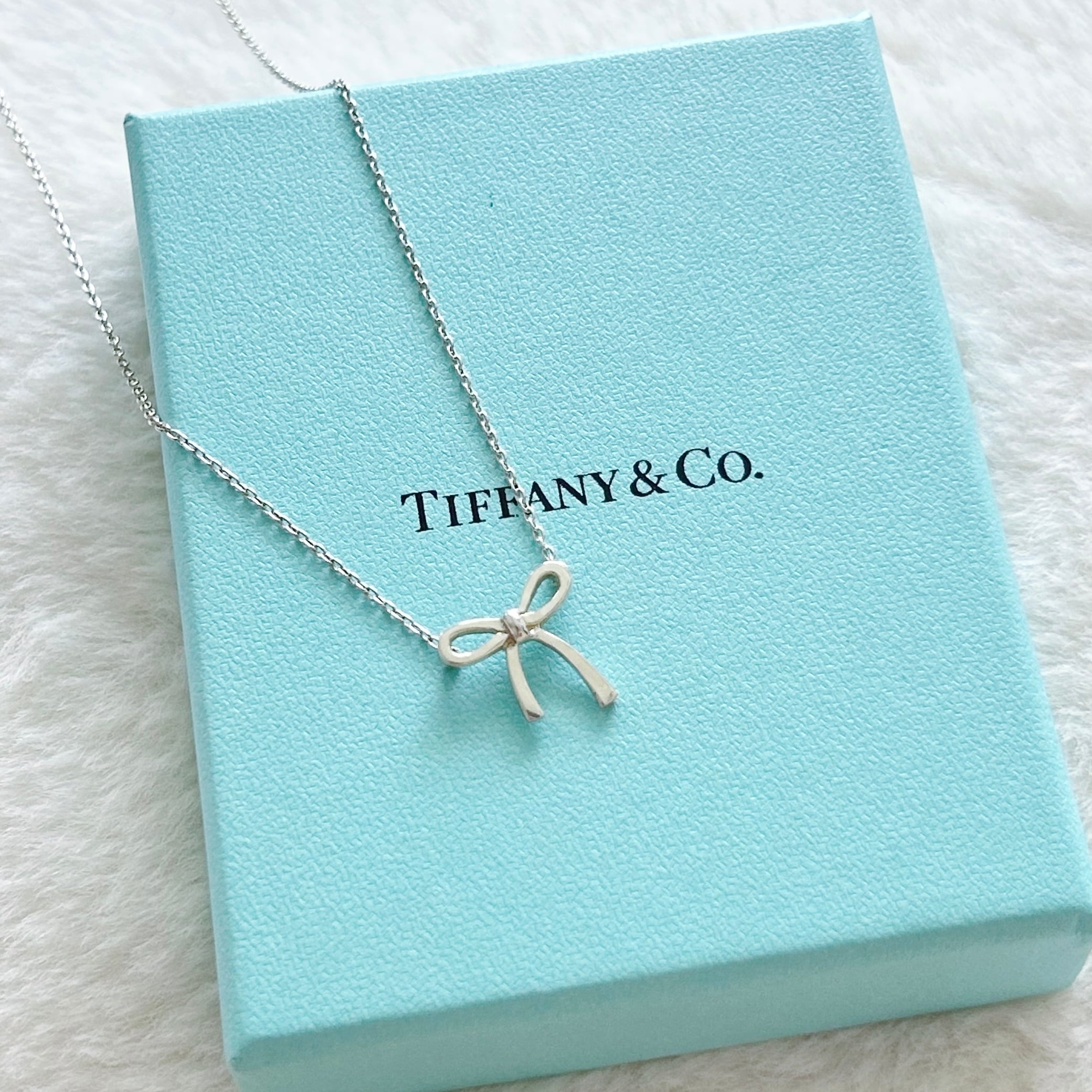T8012】Tiffany&Co. graffiti X necklace/silver925/ティファニー