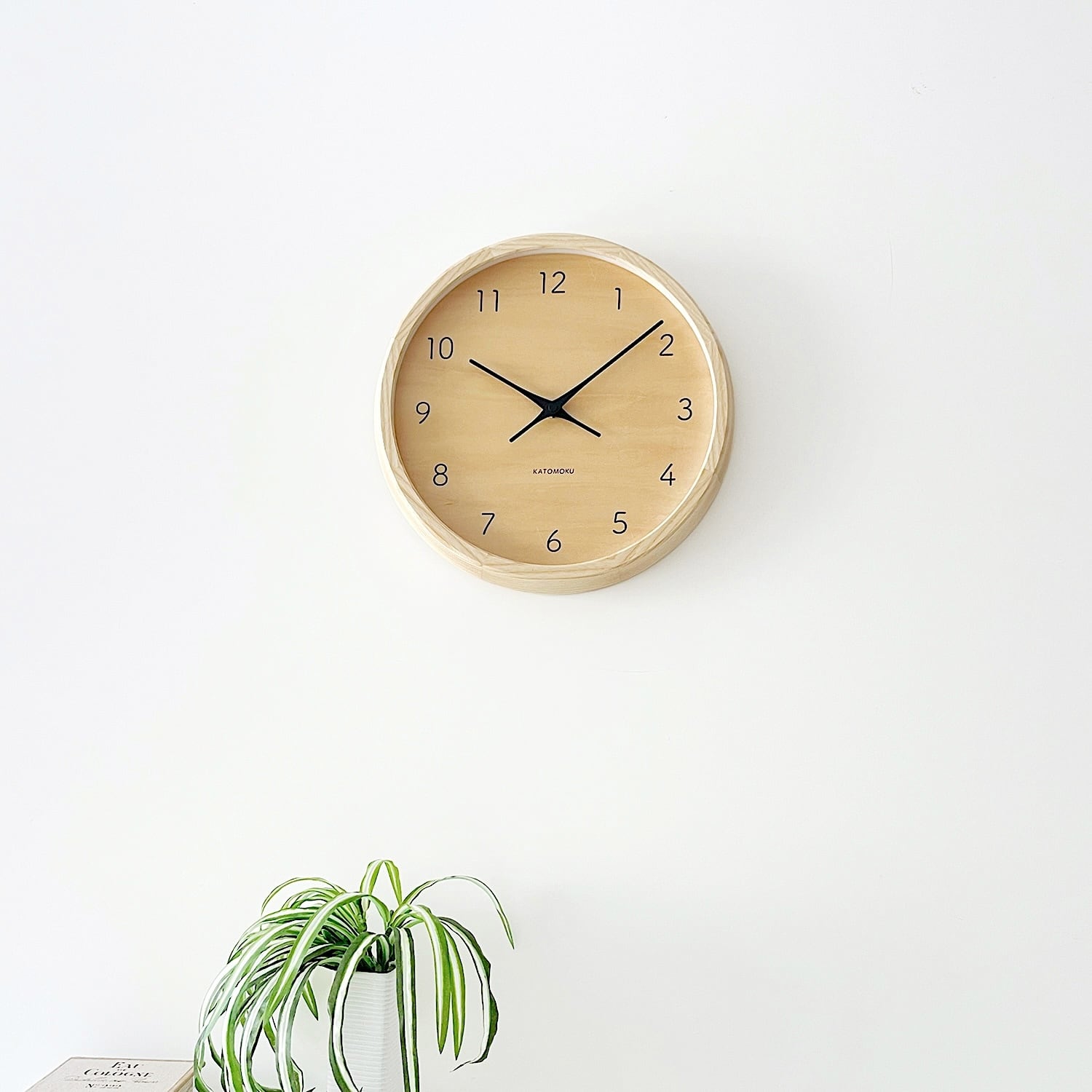 KATOMOKU Muku Clock 7 km-83NARCS掛け時計連続秒針 KATOMOKU muku clock 7 ナチュラル km-83NA | 加藤木工株式会社 online