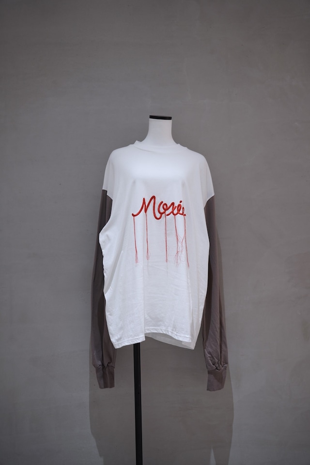 HELIX MOXIE  embroidered long-T sleeve   　　"MOXIE"