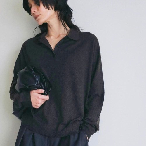 【 anuke 】Highgauge Polo Tops