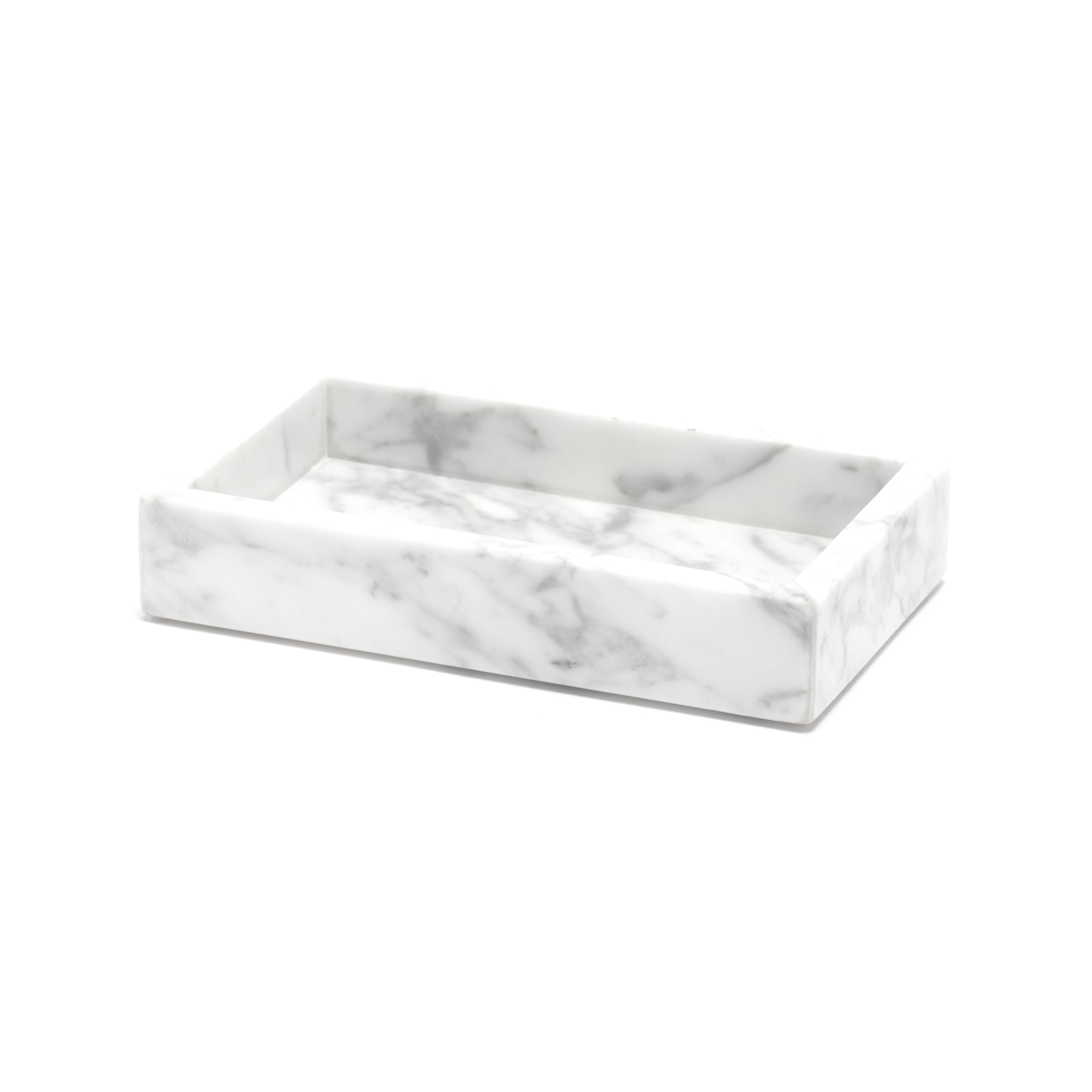 MARBLE TRAY - Bianco Carrara × Small｜大理石トレー | TOME HOME