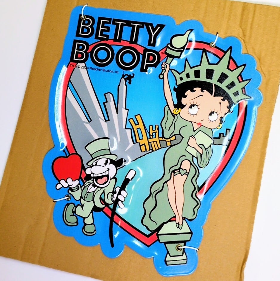 ☆【 BETTY BOOP ( ベティブープ ) 】NY自由の女神ver. ミニエンボス