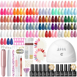 【在庫処分】PEACECOLOR ジェルネイルキット 全65点 35色ジェルネイルセット ネイルマシン ネイルライト 5PCトップコート＆ベースコート付き ジェルネイルカラー スタータキット セルフネイル 初心者 ギフト