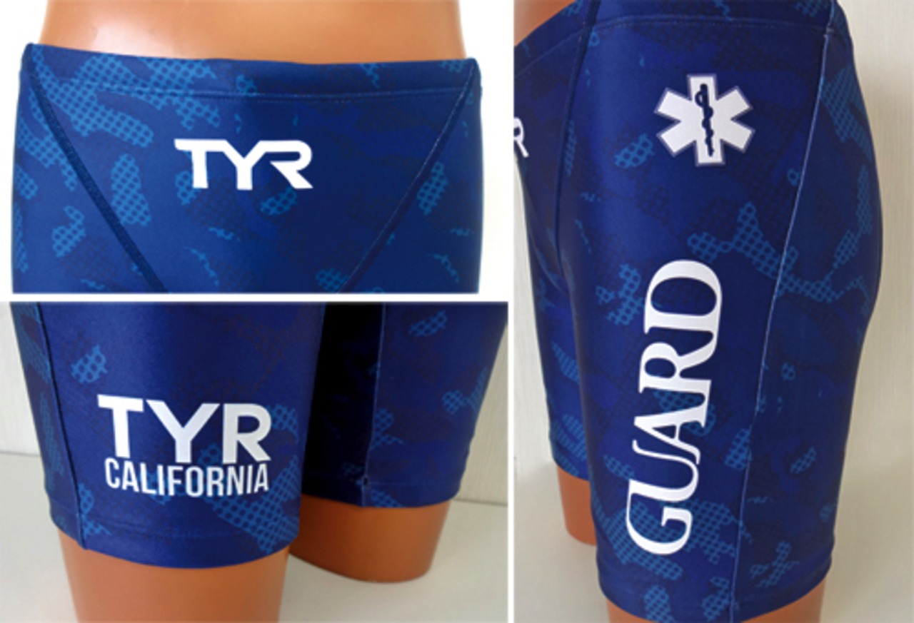 TYR×GUARD　メンズ水着　ジャマー ハーフパンツ　カモフラ jgad1-17m 競泳 ブランド トライアスロン レスキュー