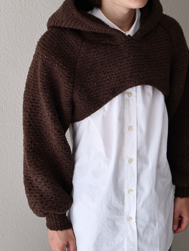 【ISA BOULDER】HOODED GRADATION SLEEVE/soil
