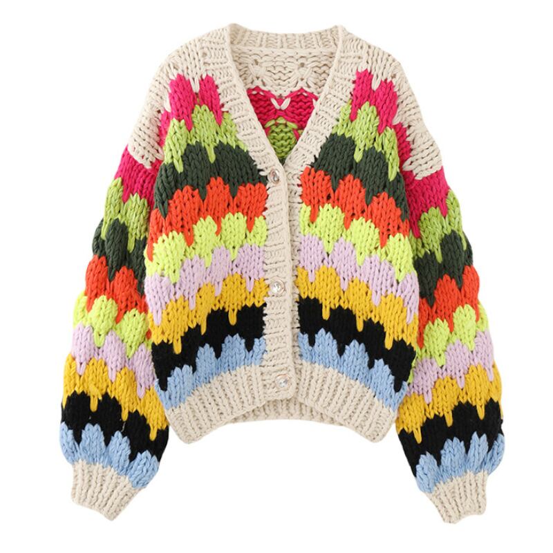 Pop Scallop Knit Jacket S0167