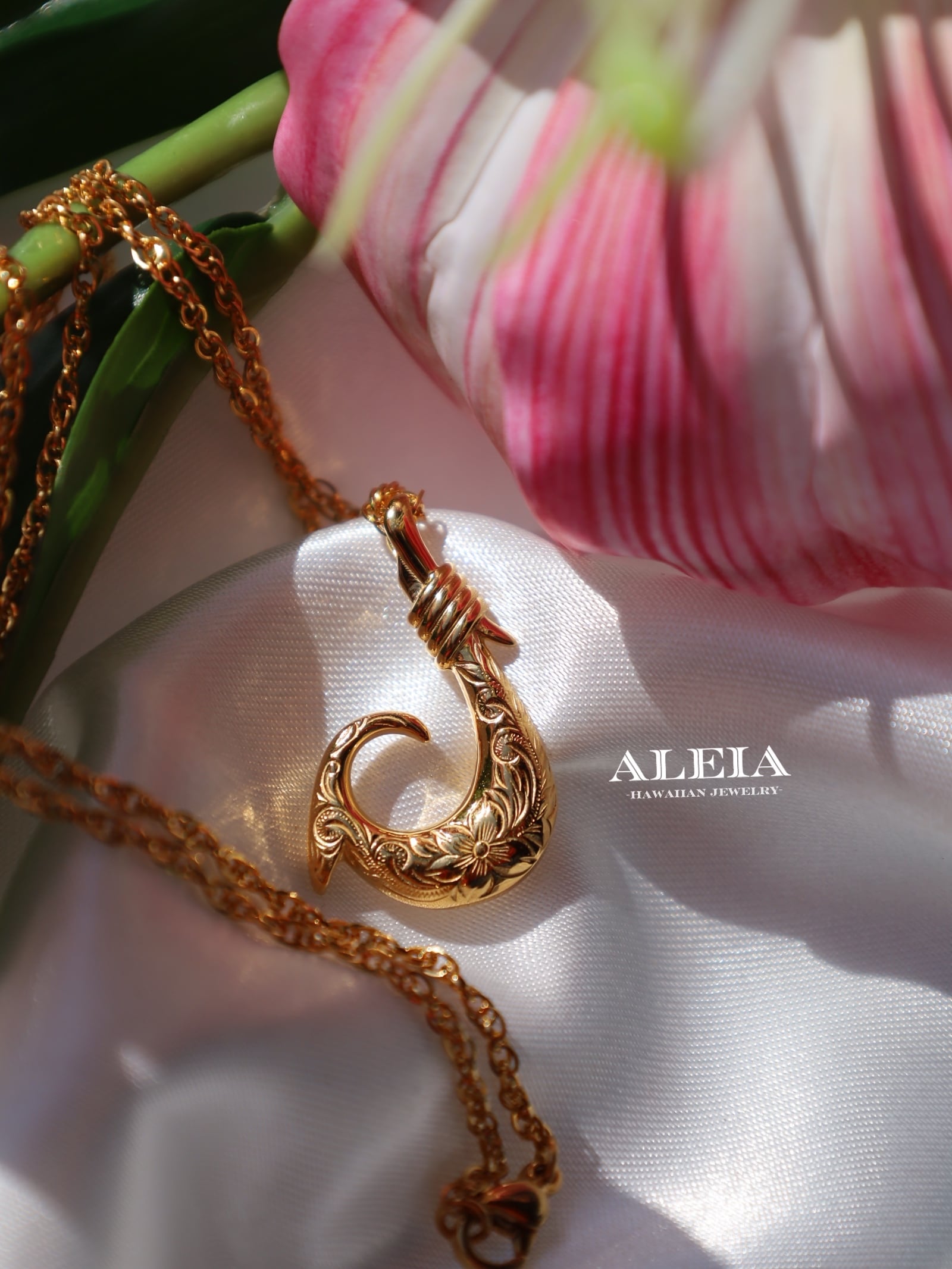 Fish Hook Necklace [316L] ハワイアンジュエリー | ALEIA【Hawaiian