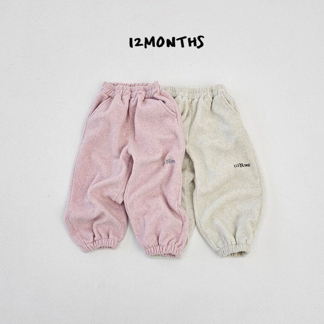 【取寄】12months|third jogger pants|サードジョガーパンツ|7-19|kids&jr|25 winter