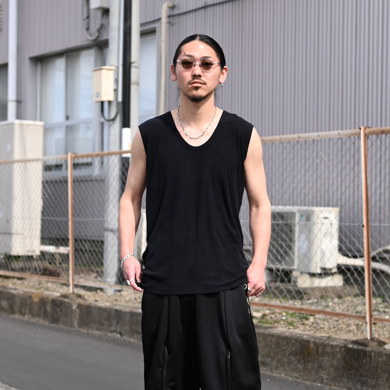 SILENCE / Nep Silk Sleeveless Knit