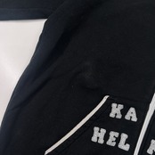 Karl Helmut カールヘルム ロゴデザイン ジップアップ スウェットパーカー M/ブラック