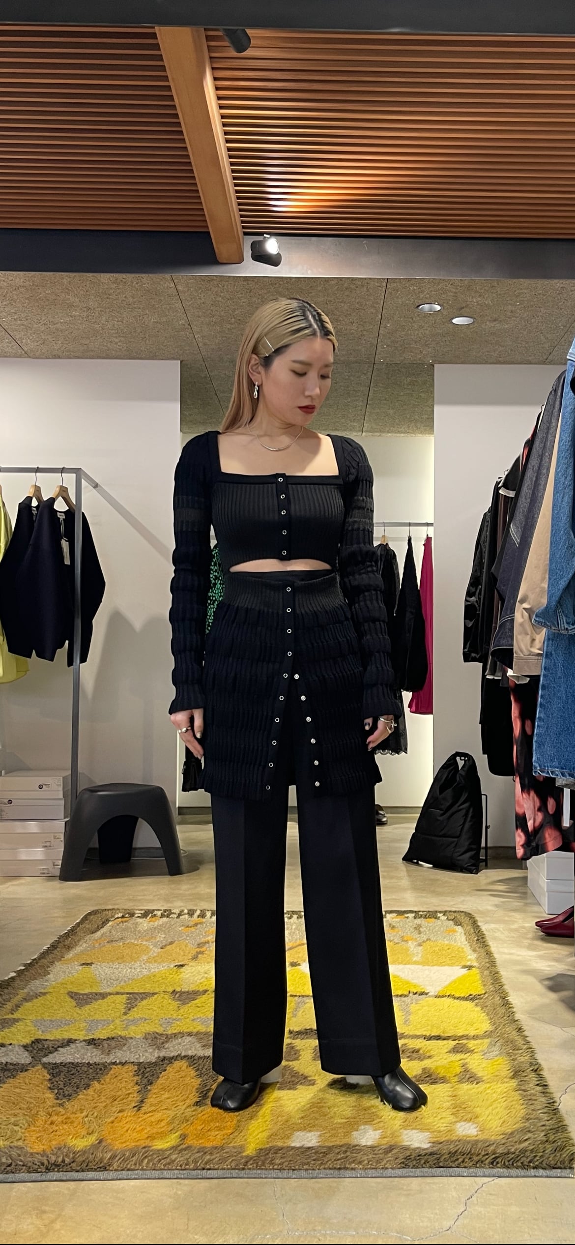 FETICO フェティコ / STRIPE KNIT CARDIGAN | TRENTオンラインショップ 