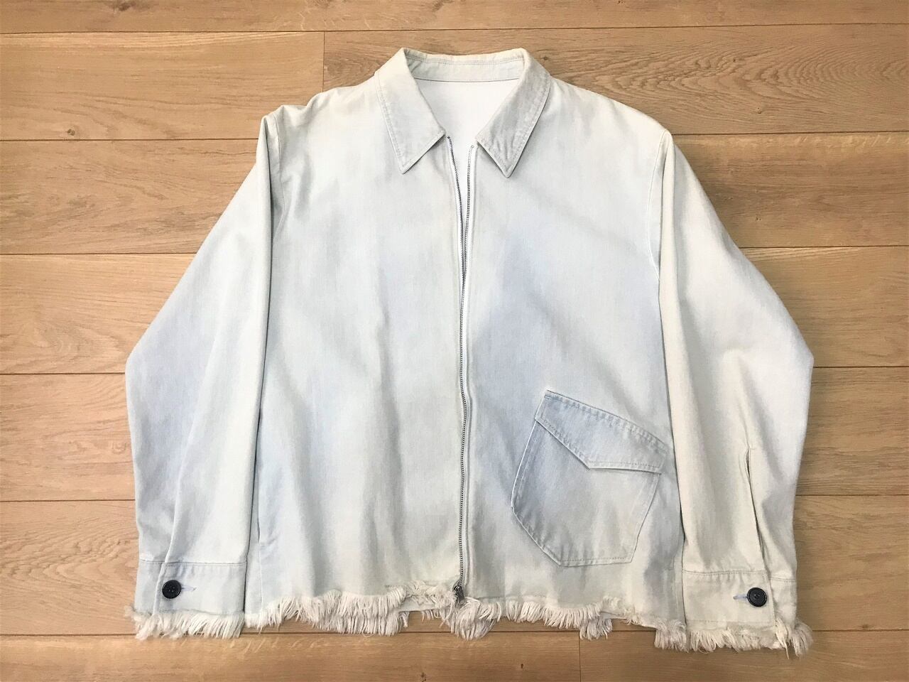 OPENING CEREMONY bleach denim jacket