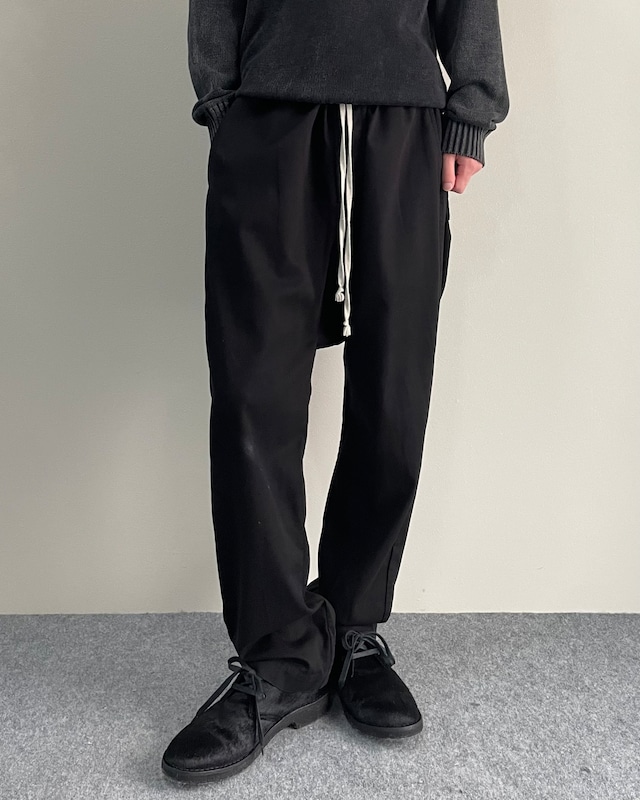 【2022s/s Rick Owens】drawstring long sarouel pants