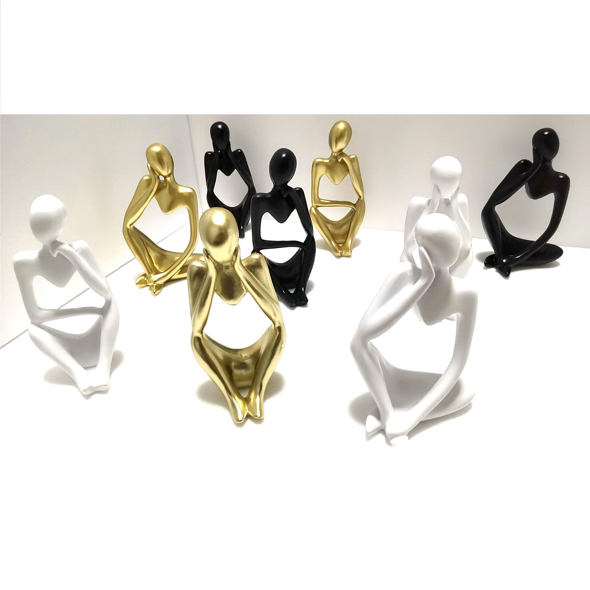 現代アート「時を考える人」（3D painting） 現代アート「時を考える人」（3D painting） 現代アート「時を考える人