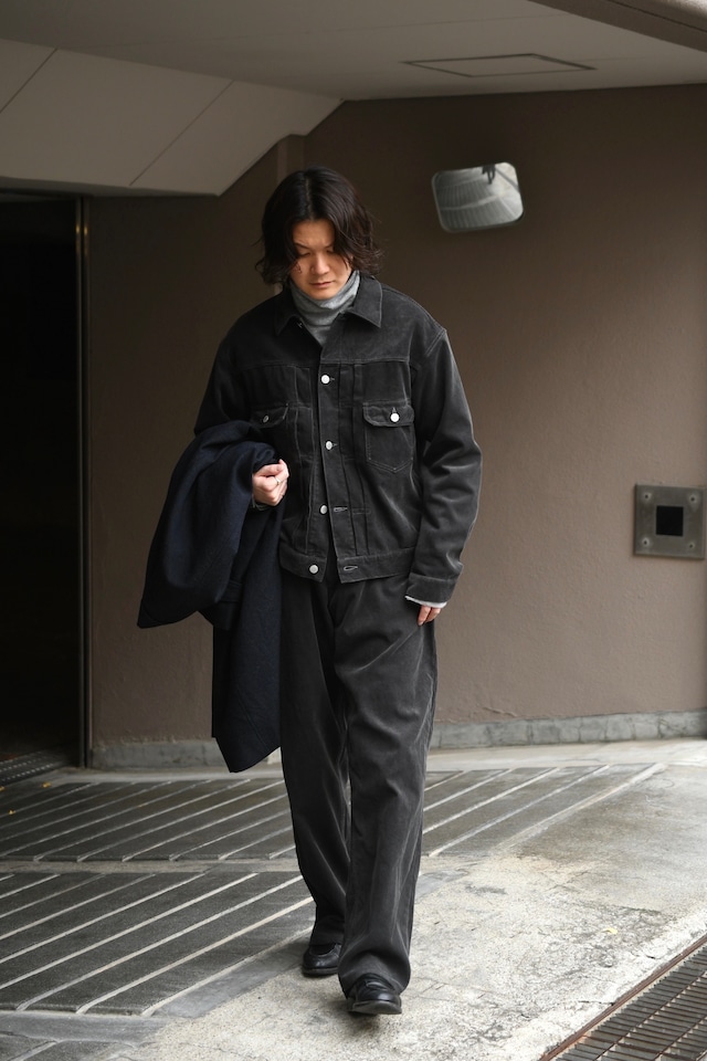 CIOTA / Double Pocket Corduroy Jacket (Charcoal)