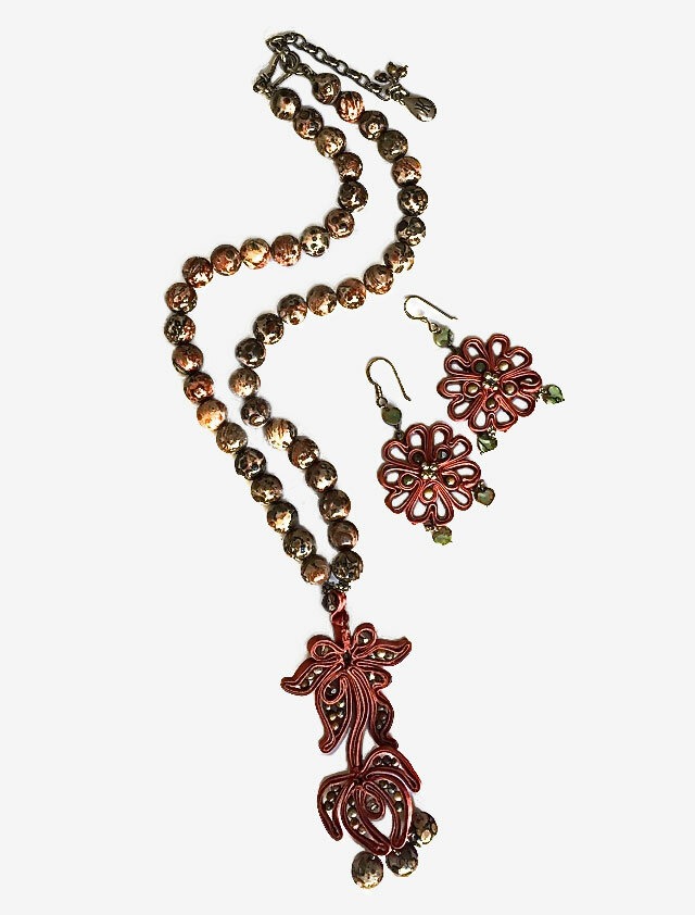 HARUMI KLOSSOWSKA NECKLACE & PIERCES SET ハルミ クロソフスカ ネックレス ピアス セット