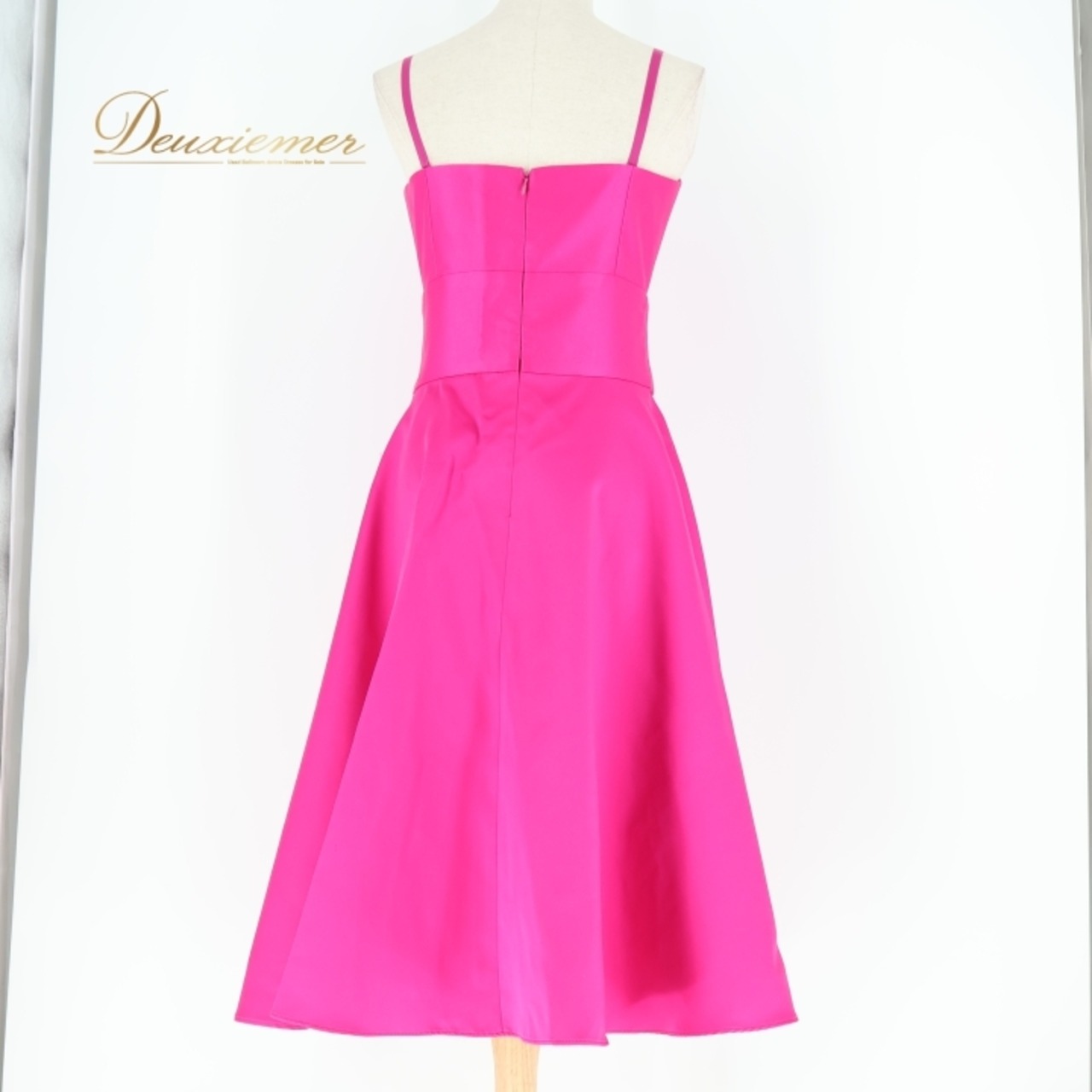 パーティドレス ワンピース ドレス ピンク系 パープル系 A・B・S Evening 発表会 ダンス 舞台 無地 キャミソール 結婚式 二次会 おしゃれ レディース