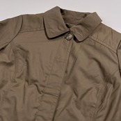 Eddie Bauer エディーバウアー ダウンライナー付き コットンナイロン ステンカラーコート サイズ M /スプリングコート/ベージュ系/レディース