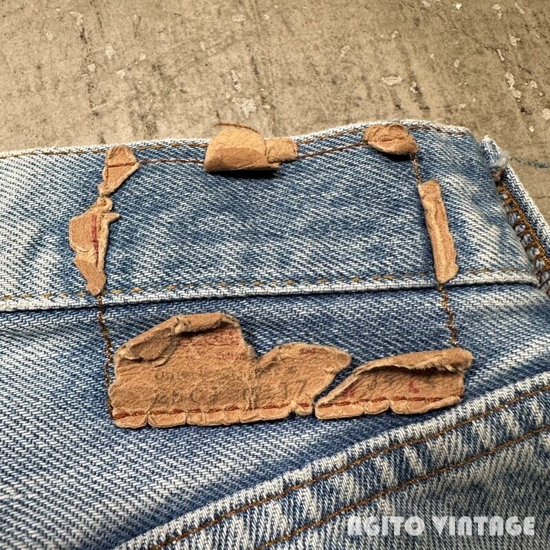 80's Levi's リーバイス 501 デニム 赤耳 RED LINE 刻印524