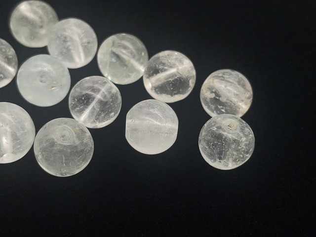 ハンドメイドビーズ素材セット（天然ブルートパーズ）