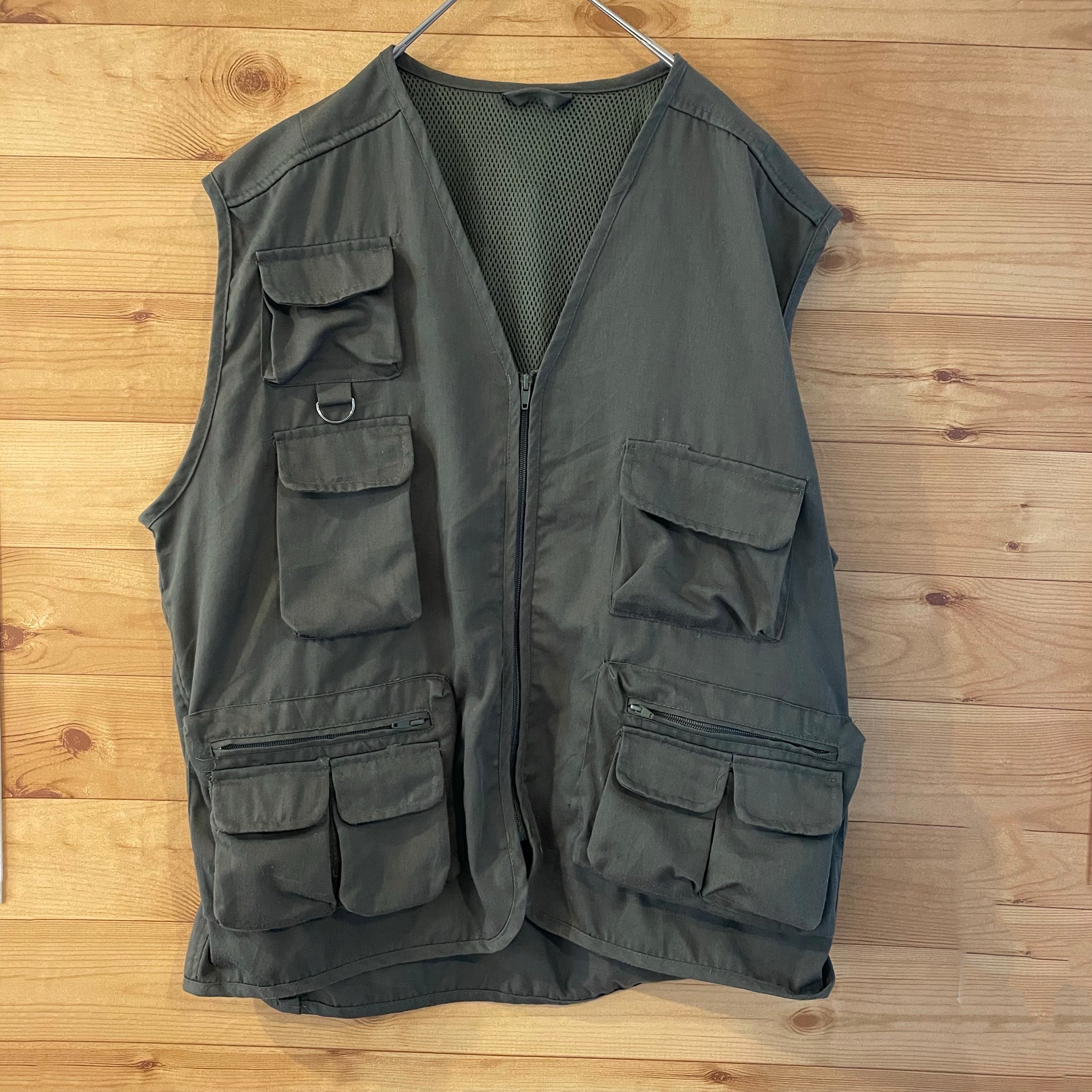 us army navyミリタリージャケット　フィッシングベスト　vintage