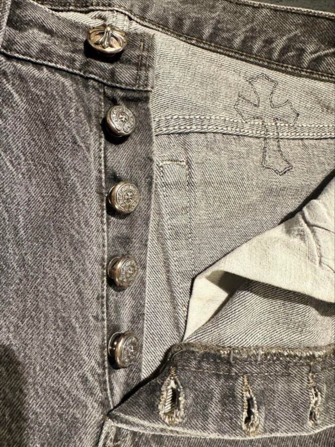 CHROME HEARTS クロムハーツ × リーバイス 501 クロスパッチ デニム