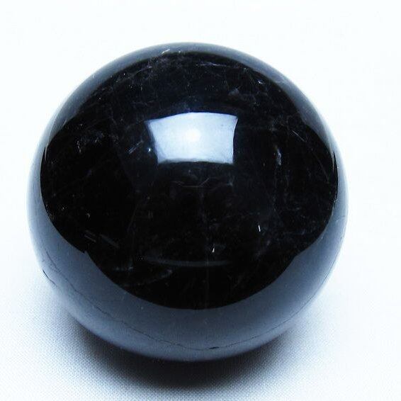 モリオン 黒水晶 丸玉 61mm スフィア 一点物 151-9278