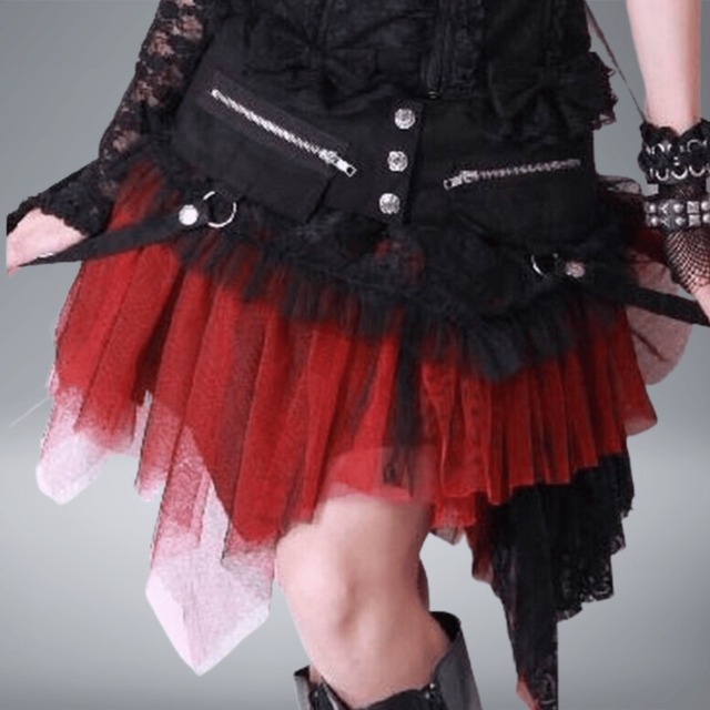 ロック・ゴシックチュールスカート_20076　残り1点