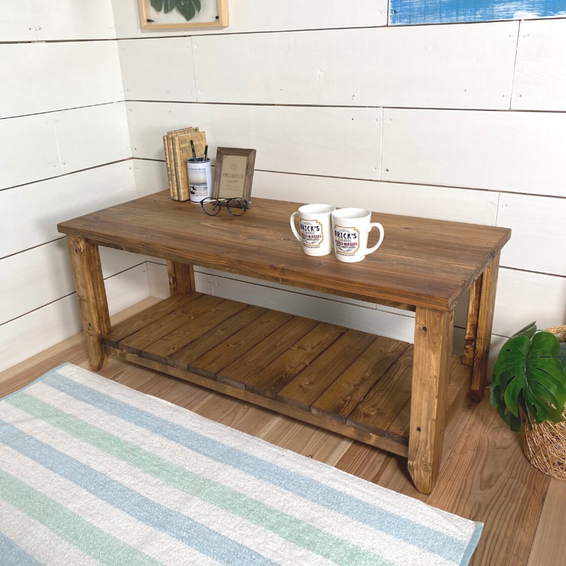 ビンテージ サイドローテーブル コーヒーテーブル ベンチ テレビ台 1台