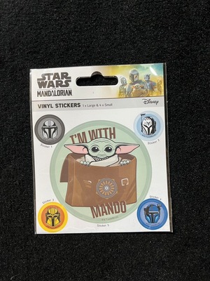 スター・ウォーズ／グローグー　Star Wars: Grogu　STAR WARS　ステッカー
