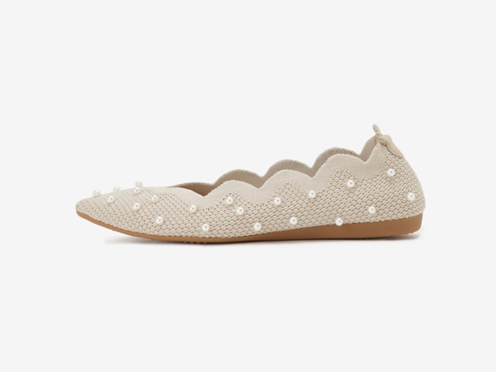 scallop pearls pattern / BEIGE | Offen