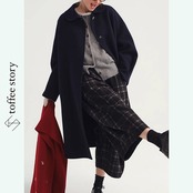 グレーに宿る、刺繍のひとひらカーディガン《P0318》