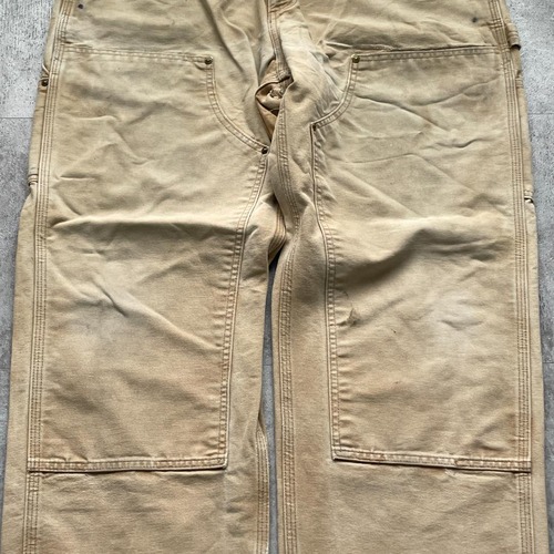 メキシコ製 ブラウン ダブルニー Carhartt B136 BRN 36×30 詳細写真5