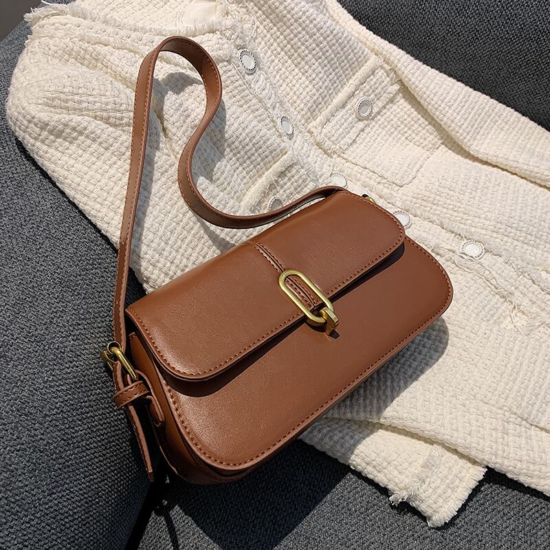 オータムスタンダード レトロ 秋物 スクウェア メッセンジャーバッグ 手作りハンドバック71835690050