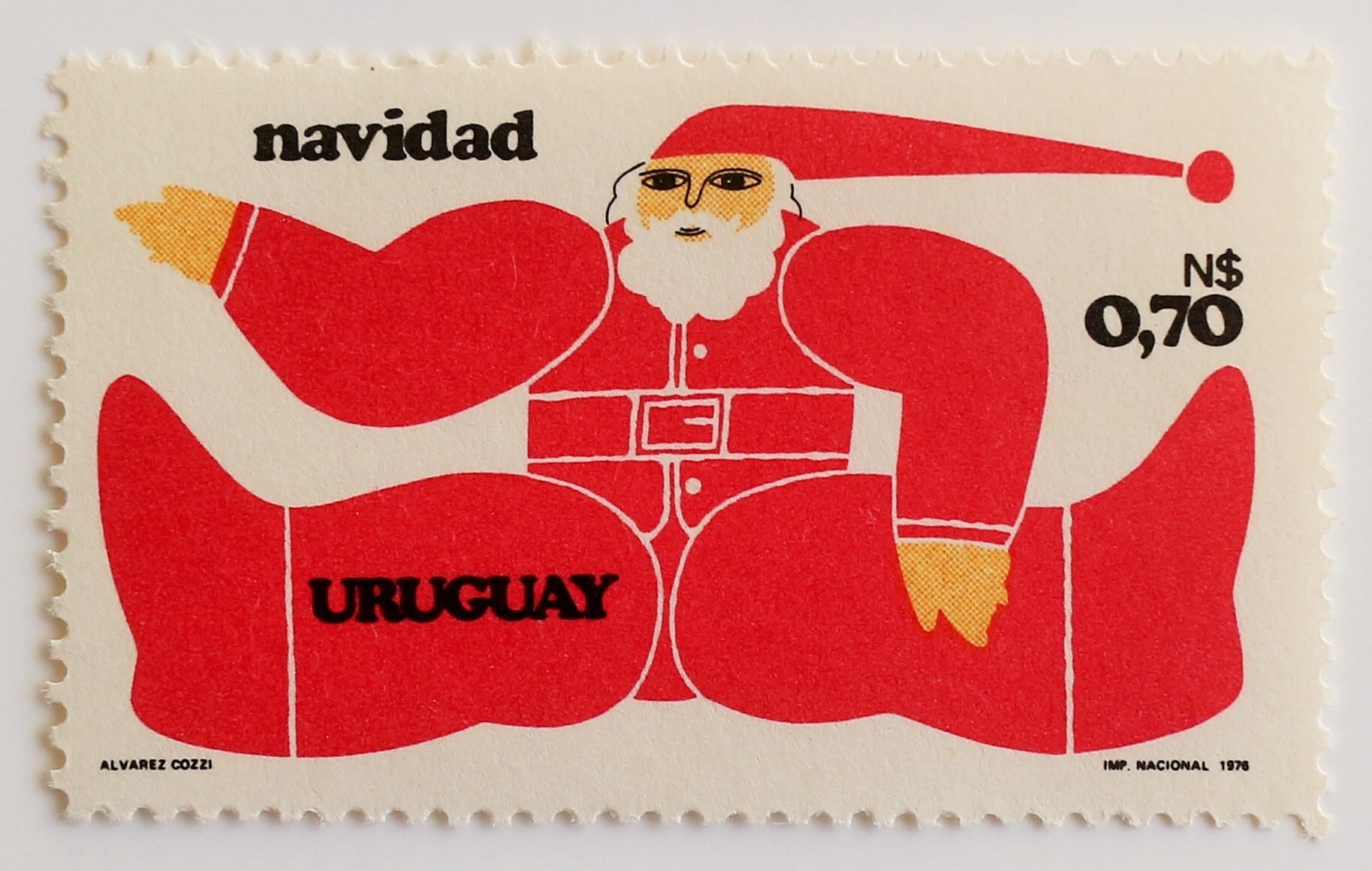 クリスマス / ウルグアイ 1977 | Stempel ― 旅する切手 ―