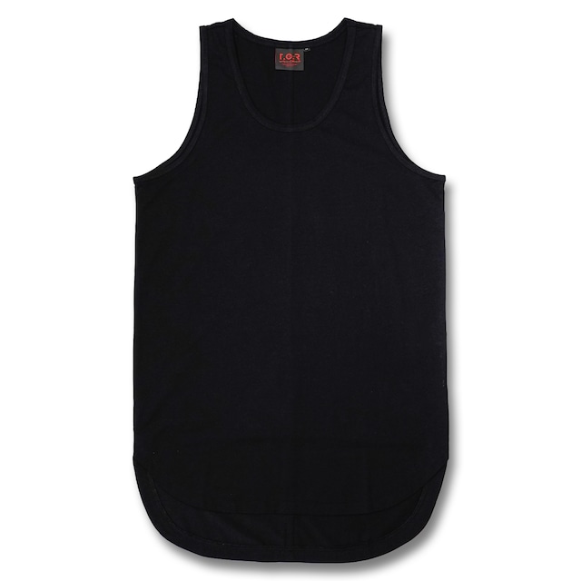 T.C.R RELAPSE LONG LINE INNER TANK TOP - BLACK