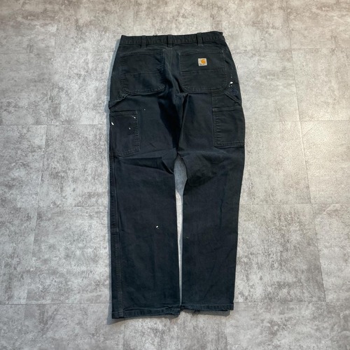 20s ブラック ダブルニー Carhartt 103334BLK 32×32 詳細写真3