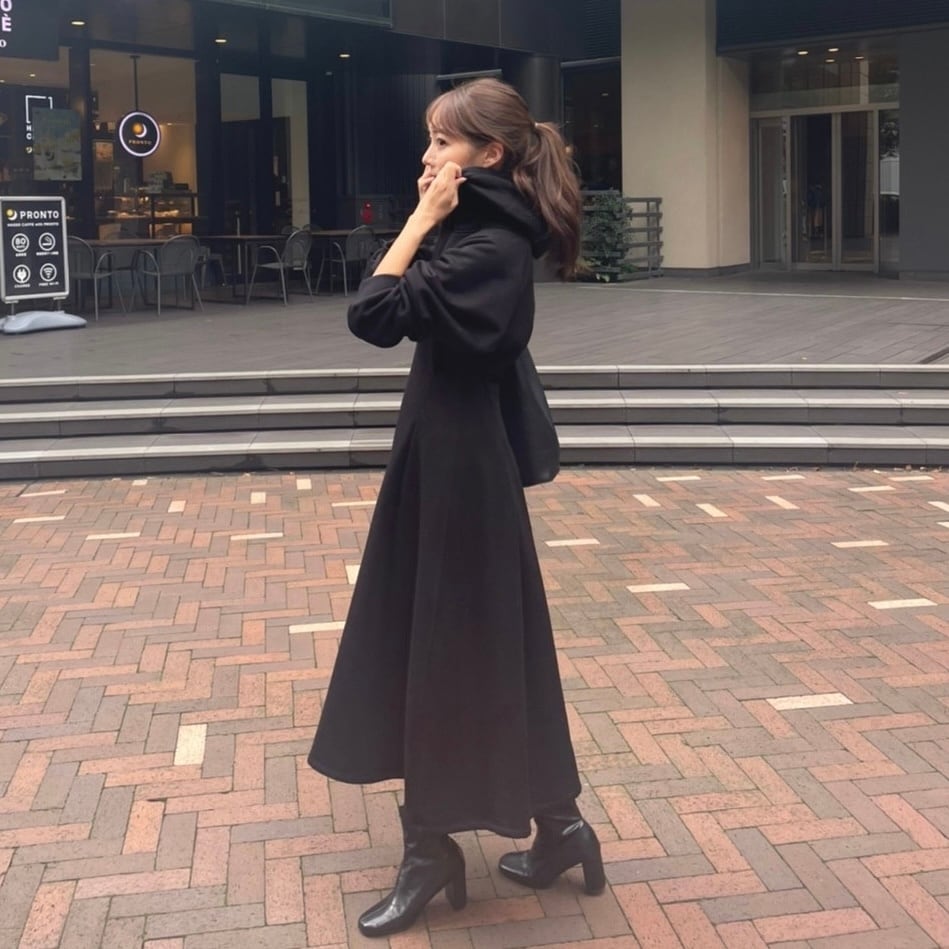 ウエストタックパーカーワンピース Lm1121 La Memoire