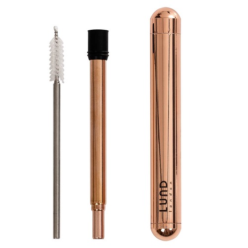 Lund Luxe Straws - Rose Gold