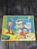 Vintage Disney INLAID PUZZLE ①''Donald Duck& Goofy'' Jaymar/ドナルドダック グーフィー パズル 60's ビンテージ