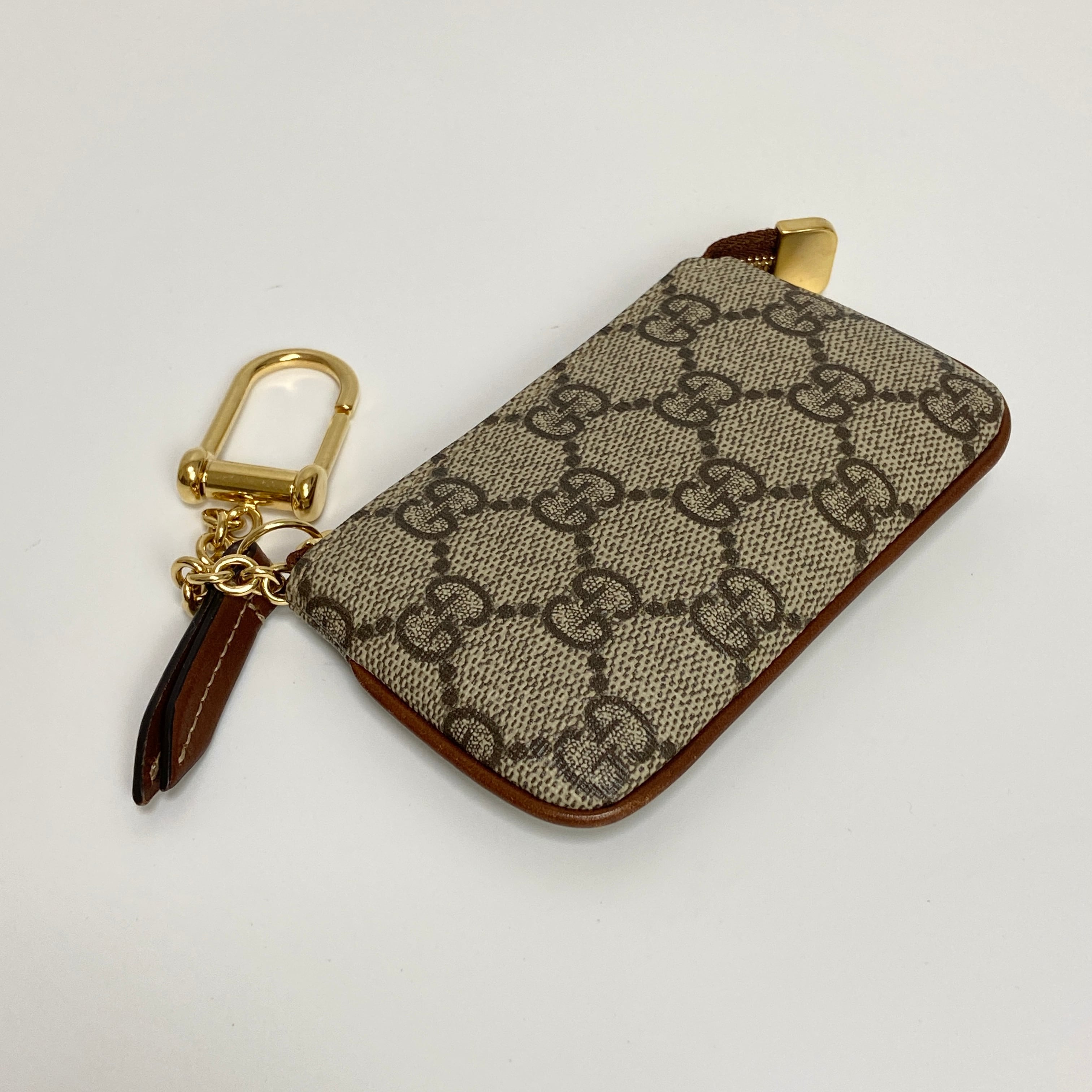 GUCCI グッチ 447964 GGスプリーム キーリング付コインケース