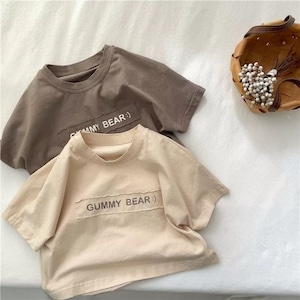 【BABY＆KIDS】夏新作英字プリントTシャツ