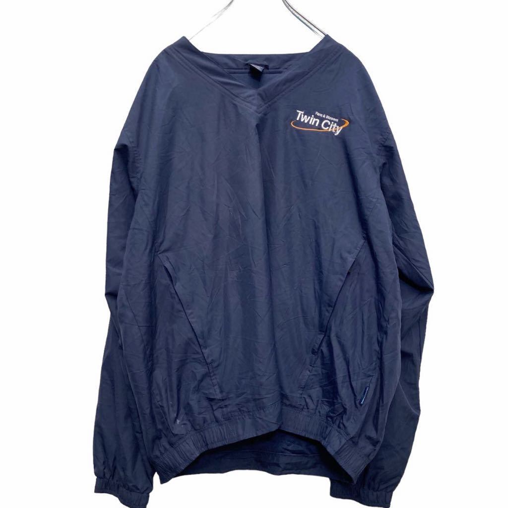 ナイロン プルオーバー M ネイビー 古着卸 アメリカ仕入 a509-5751