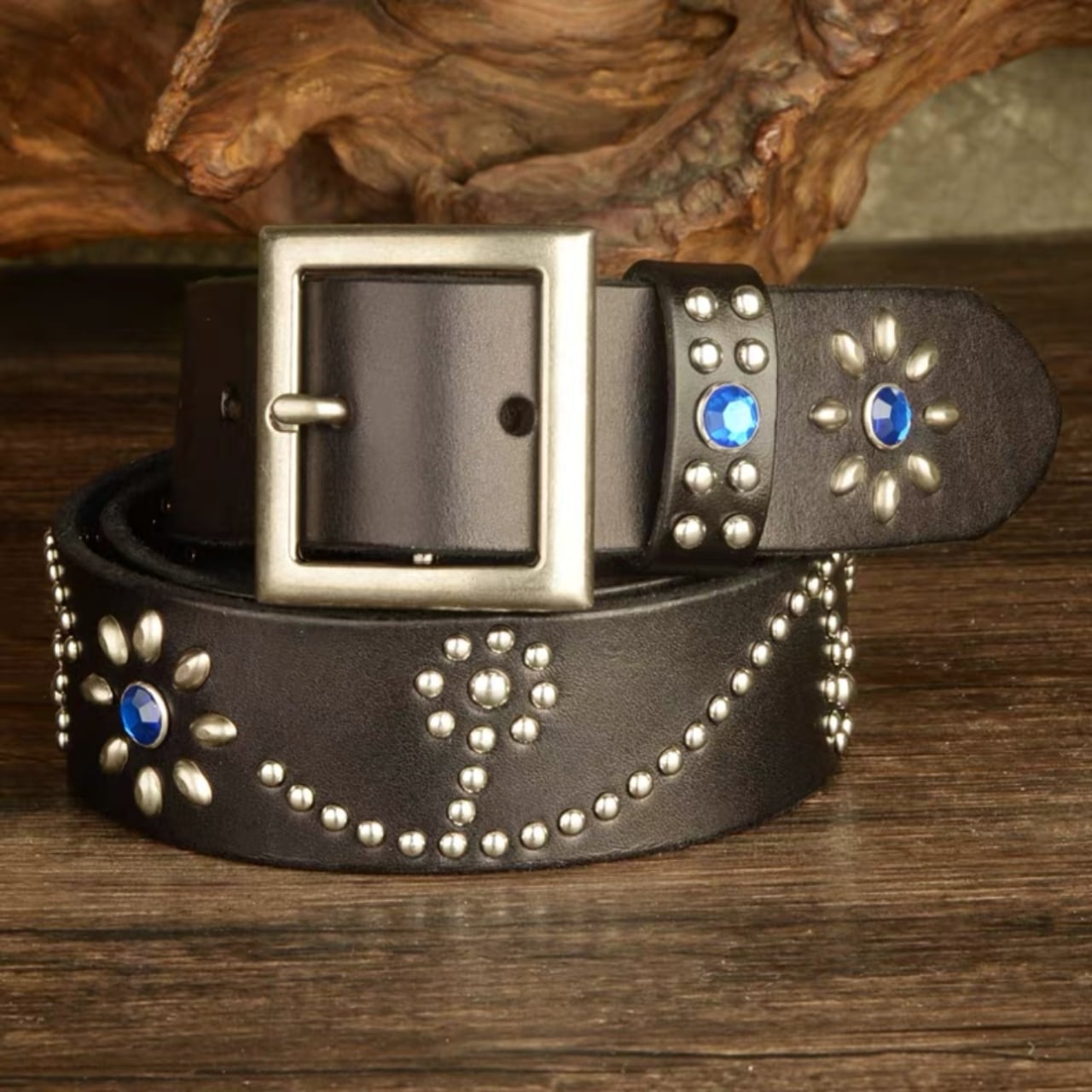 CLASSIC STUDS LEATHER BELT | EXPRESSER OFFICIAL