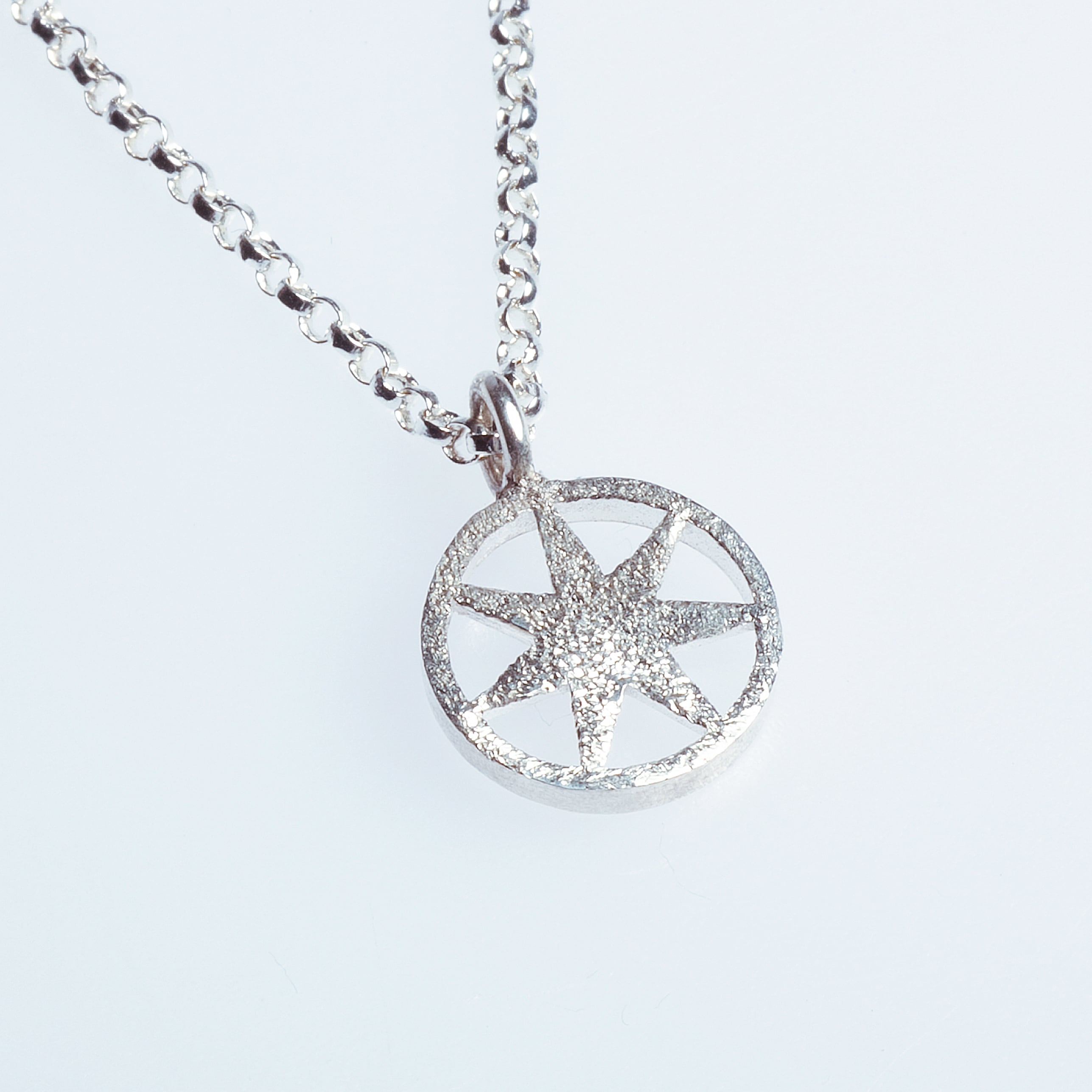 杏さゆりプロデュース】七芒星ペンダントトップ | メテオシルバー