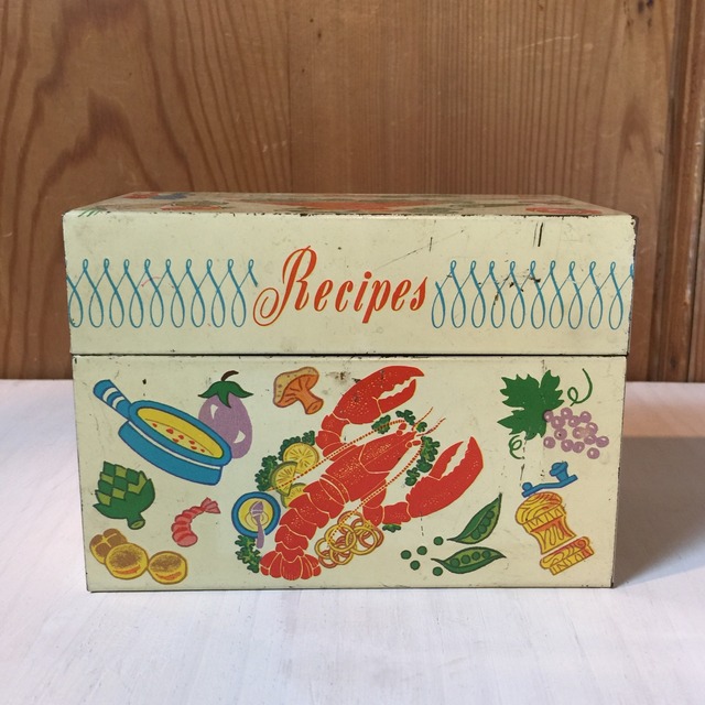 Recipes BOX OHIO ART社製 ビンテージ レシピボックス | ansorbet 