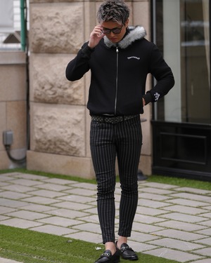 BELINDA FUR ZIP HOODIE【BB25023】