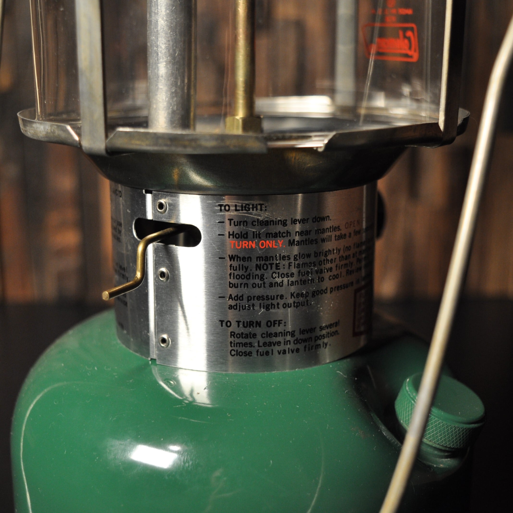 コールマン 220K 1980年2月製造 ツーマントル ランタン COLEMAN