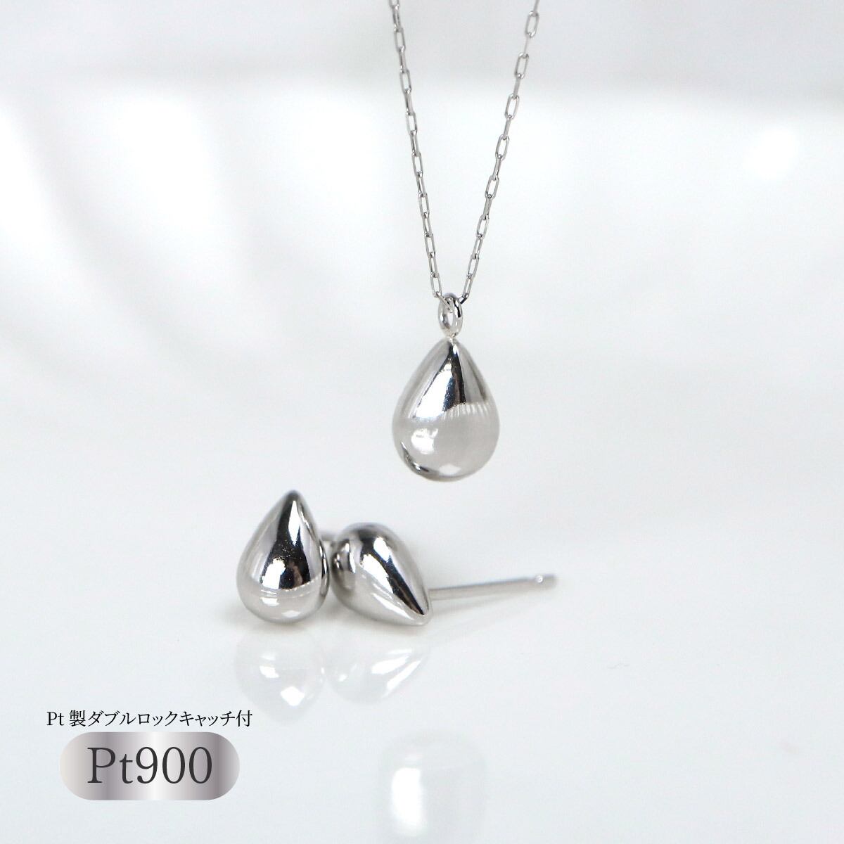 在庫限り】Pt900 ローズカット ブラックダイヤ 0.15ct（両耳0.3