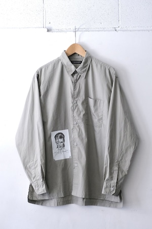 FSB Snap Button Shirt 'star man' Middle Gray,Black,White
